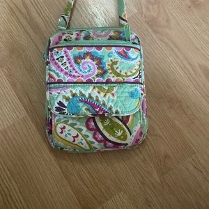 Teal Vera Bradley crossover purse